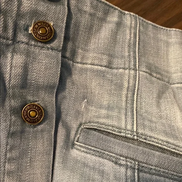 7 For All Mankind denim Pencil Skirt - Picture 7 of 10